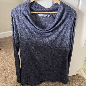 Athleta cowl neck super soft long sleeved top L